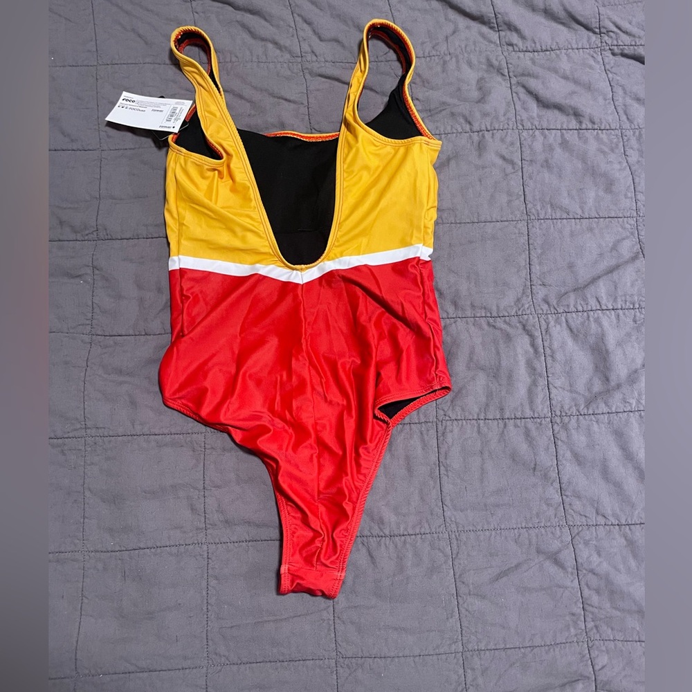 NWT - Kansas City Chiefs Women's Beach Day One Piece Bathing Suit - size small - Picture 5 of 5